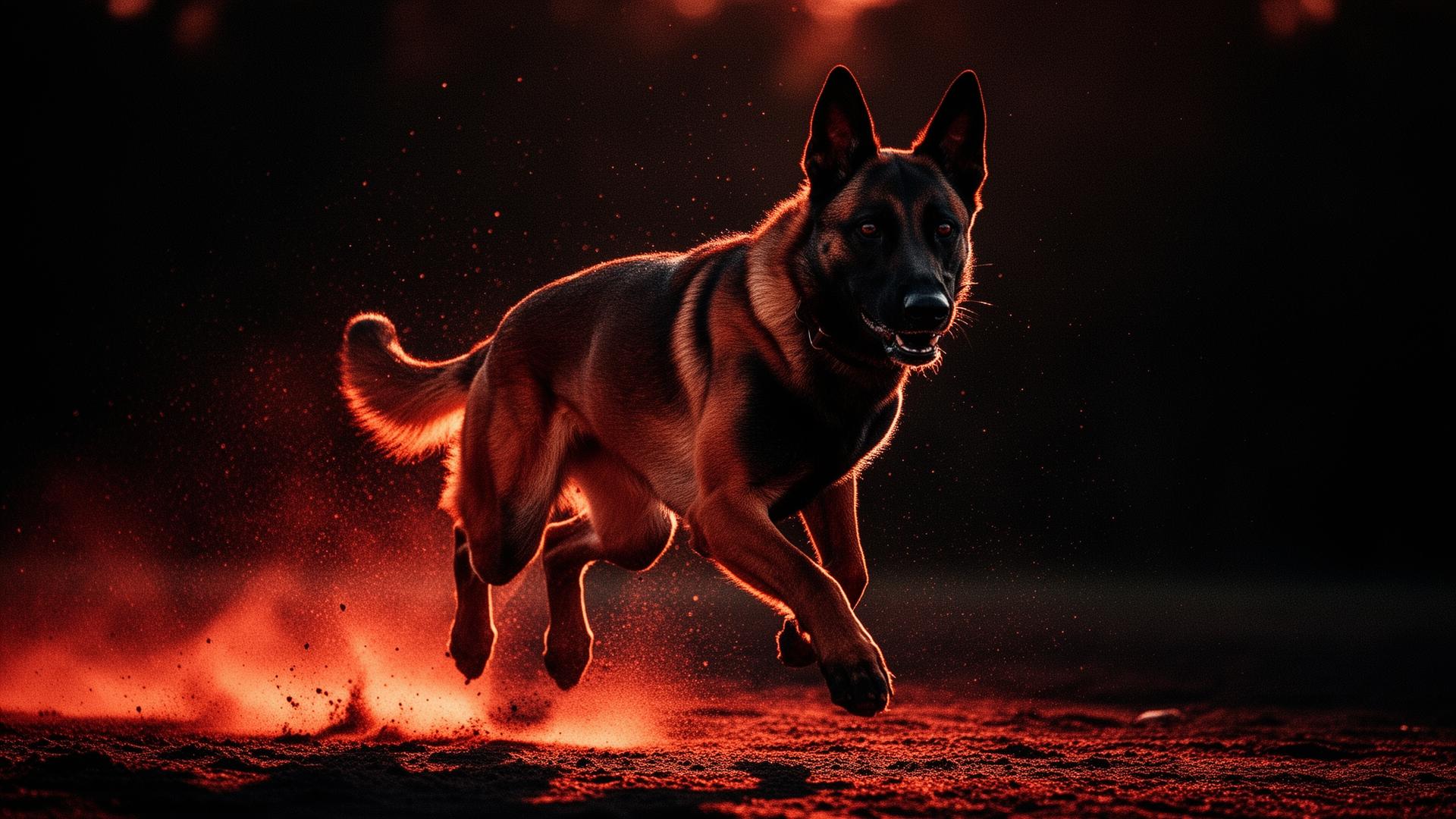 כלב עבודה של WOOF DOGS israel בפעולה